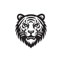 tiger head vector