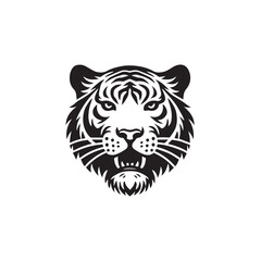 tiger head vector