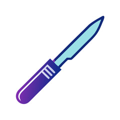 medical scalpel icon design
