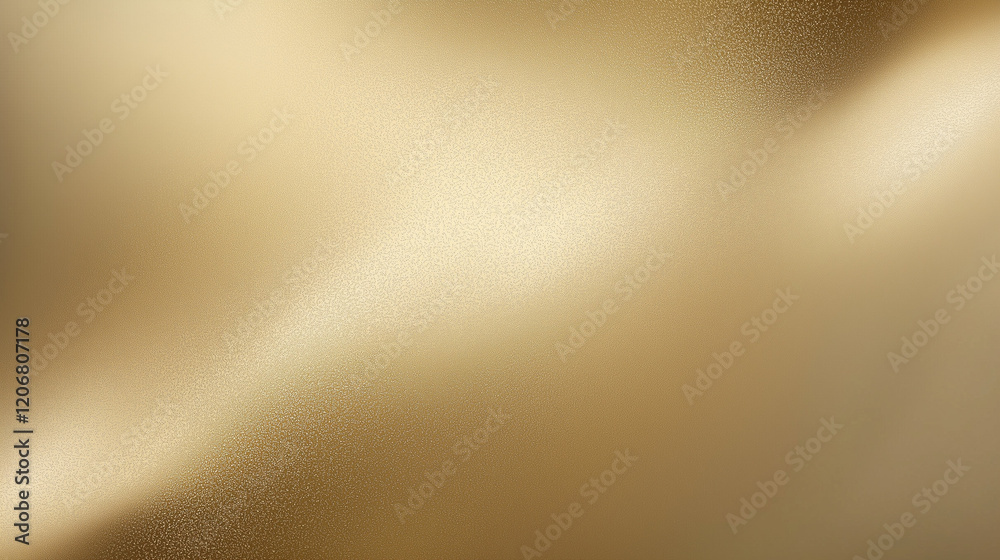 Fototapete Luxurious gold gradient background with metallic texture and reflective shiny surface, featuring soft warm light and elegant atmosphere, perfect for design, decoration, or copy space. High-resolution 