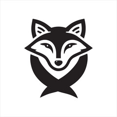 Set of fox logo vector illustration silhouette icon
