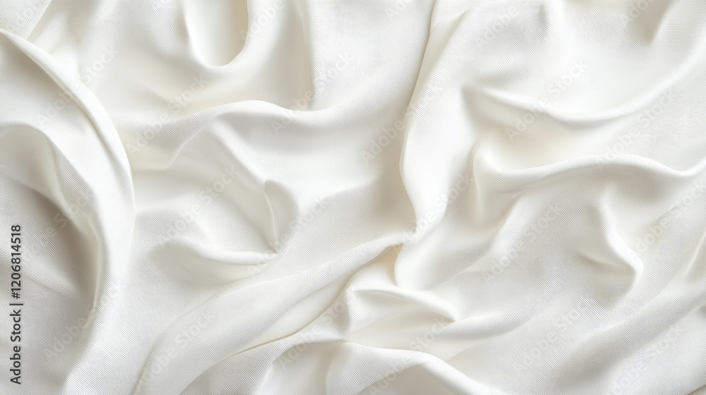 Poster crumpled white paper with a blank, wrinkled poster texture. ideal for advertising or design mockups,