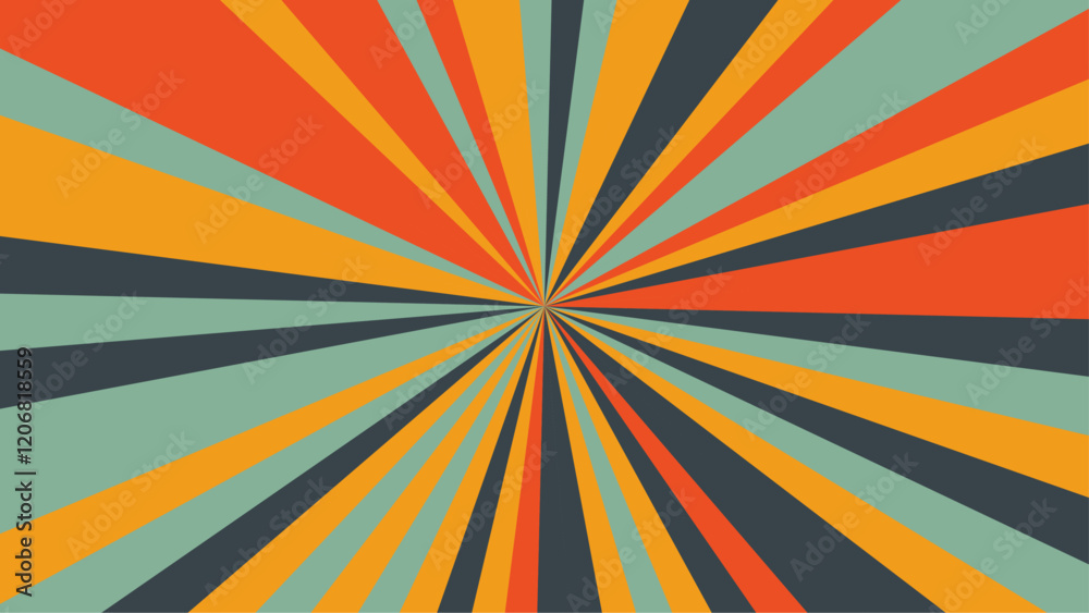 Wall mural exploding star burst texture. abstract background, vector template for your ideas,