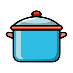 Cooking pot icon design