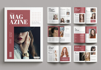 Minimal Fashion Magazine Layout