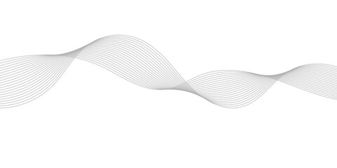 Curved stroke lines wave digital drawing abstract vector lines background 