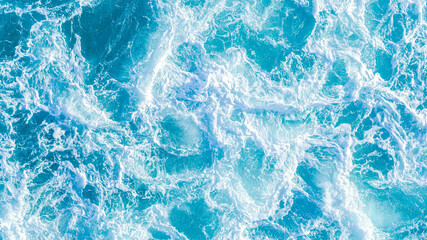 Aerial view of sea and waves, Nature or landscape, Whirlpool in Tokushima prefecture in Japan, High resolution over 50MP