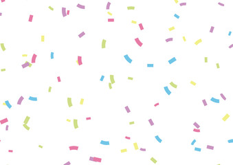 カラフルな紙吹雪の背景素材