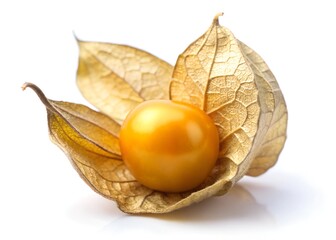 golden berry isolated on a white background