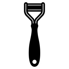 vegetable peeler silhouette vector illustration 