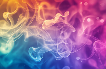 Fototapeta premium Pastel Gradient Background with Soft Pink, Blue, and Yellow Tones, Centered Light Smoke, High Resolution, Blurred Abstract Design, Perfect for Text Overlay and Ultra-Realistic Photography