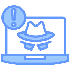 Spyware Blue Icon