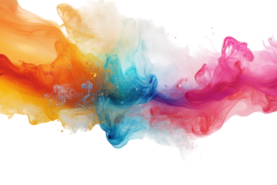 Vibrant swirling colors create an abstract art piece with fluid movement and dynamic energy in a seamless blend