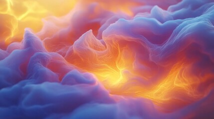 Abstract Colorful Wave Pattern Background