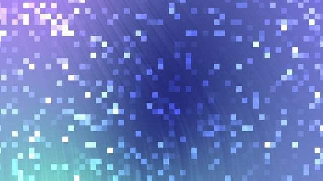 Abstract Pixelated Background: A Symphony of Blues and Purples