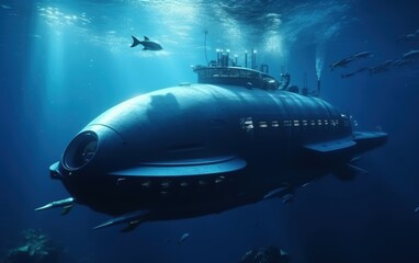 Submarine Underwater Exploration
