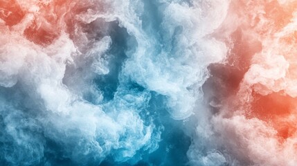 Naklejka premium Abstract Water Texture Background with Blue Red and Orange Hues