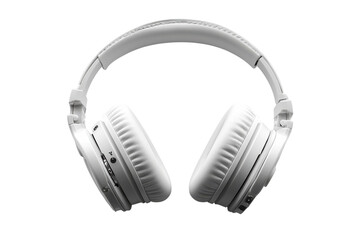 White wireless headphones designed for comfort and high-quality sound ideal for music lovers and audio professionals