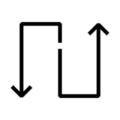 Flexible. Adaptability, Workflow Optimization, Process Improvement. Vector Editable Stroke Icon.