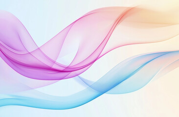 Fototapeta premium Pastel Gradient Background with Soft Pink, Blue, and Yellow Tones, Centered Light Smoke, High Resolution, Blurred Abstract Design, Perfect for Text Overlay and Ultra-Realistic Photography