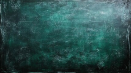 Naklejka premium A green chalkboard background with space for text
