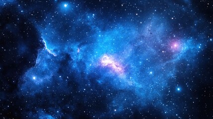 Fototapeta premium Cosmic Nebula Starry Night Sky Deep Space Galaxy Background