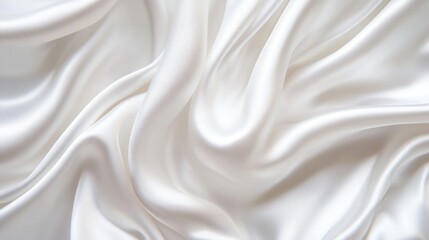 Obraz premium White Satin Drapery