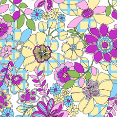 Abstract Flower background suitable for home decore and wallpaper purpose