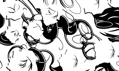 Abstract Flower background suitable for home decore and wallpaper purpose