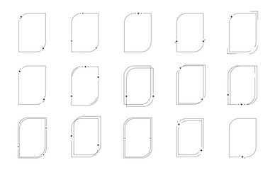 Monoline Frame Minimalist Set