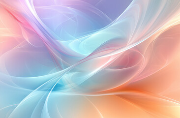Obraz premium Pastel Gradient Background with Soft Pink, Blue, and Yellow Tones, Centered Light Smoke, High Resolution, Blurred Abstract Design, Perfect for Text Overlay and Ultra-Realistic Photography