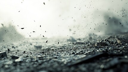Dust Storm: Fragments of a Desolate Landscape