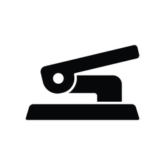 hole punch icon vector design template simple and clean