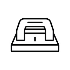 hole punch icon vector design template simple and clean
