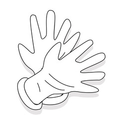 Latex surgical gloves.medical protective gloves