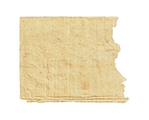 Aged Torn Vintage Paper Texture Isolated PNG