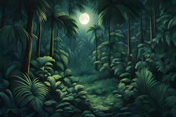 tropical coral reef with fishes