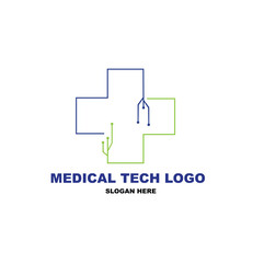 Medical Tech Logo Remplate