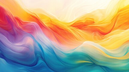 Obraz premium Abstract Colorful Waves Background