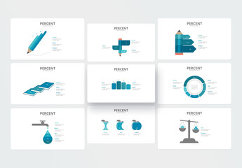 Graphic Percentages Infographic