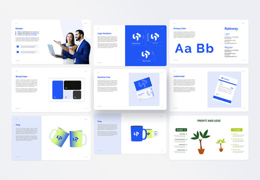 Brand Guideline Presentation Layout