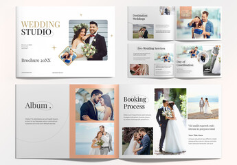 Wedding Photography Photo Album Book Layout