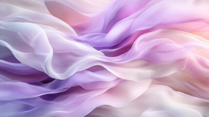 Obraz premium Soft Pastel Fabric Texture with Gentle Waves