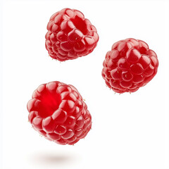 raspberry isolated on white background
