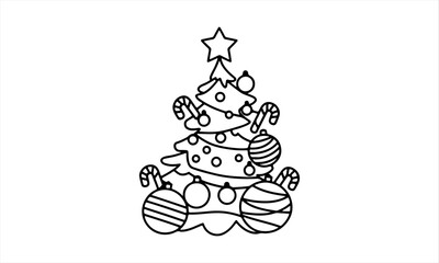 vector art illustration ,line art