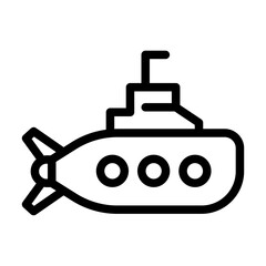 submarine outline style