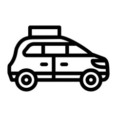 taxi outline style