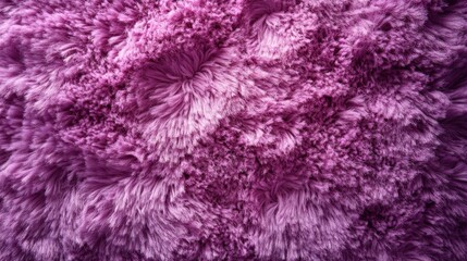 Fototapeta premium Soft and fluffy texture of vibrant purple fabric adds warmth and comfort to any space