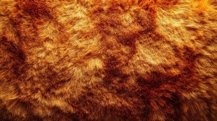 Vibrant orange and brown textured fur showcases the beauty of nature's patterns and colors in an abstract, artistic form during daylight