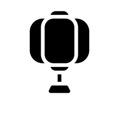 Hanging Lanterns Solid Icon